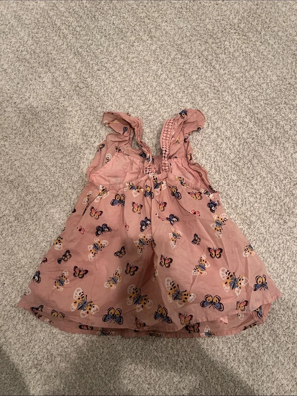 Peek Dusty Pink Butterfly Sundress